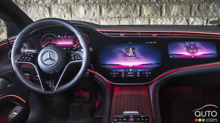 Rappel de Mercedes-Benz de la EQS … car il est possible d’écouter la télé en conduisant !